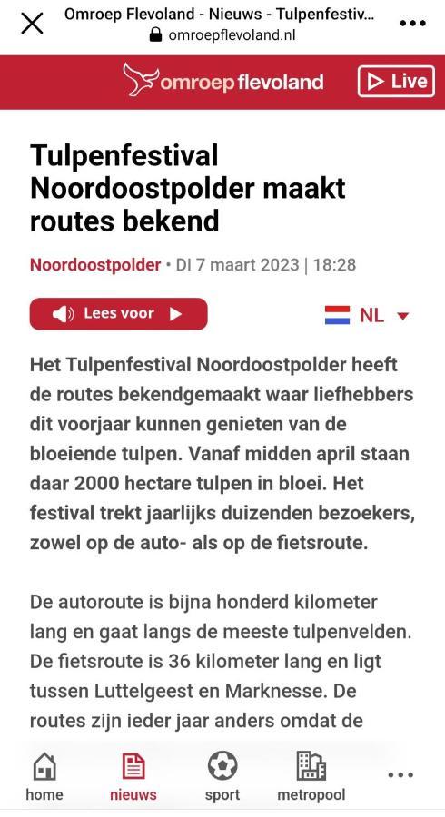 Vakantiehuis Aan Het Bos - Gelegen Aan De Tulpenroute Bant Exteriér fotografie